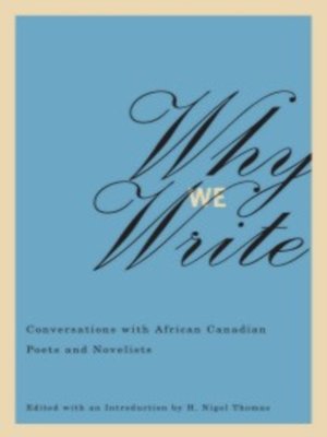 cover image of Why We Write